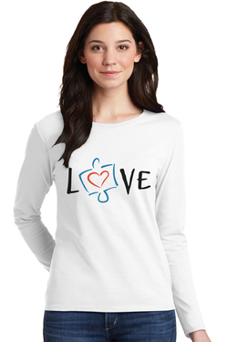 Image of Love, Autism Awareness - Gildan Softstyle® Long Sleeve T-Shirt