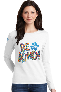 Image of Be Kind! It's Au-some - Gildan Softstyle® Long Sleeve T-Shirt