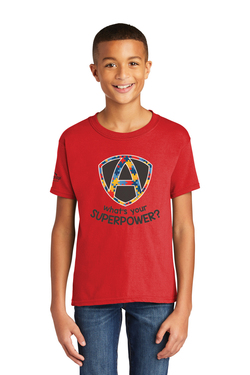 Image of "A" Man SuperPower Short Sleeve T-Shirt